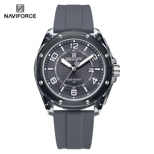 NAVIFORCE 6119 T For Men - Gray | Rovelle