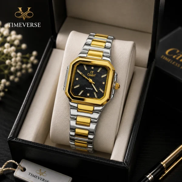 Caslex 068 Ladies Watch - Gold Black | Rovelle
