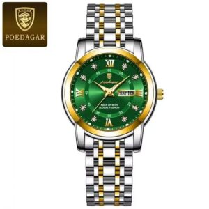 Poedagar 936 For Women - Silver Gold Green | Rovelle