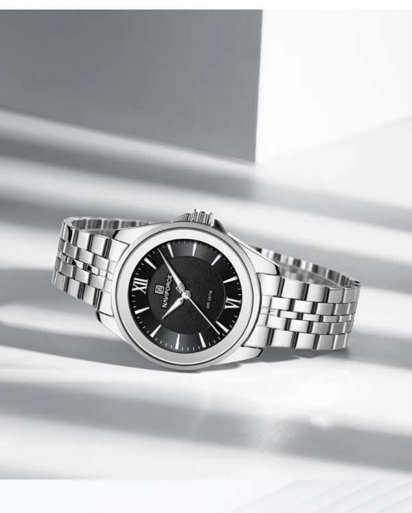 Naviforce 5067 For Women - Silver Black | Rovelle