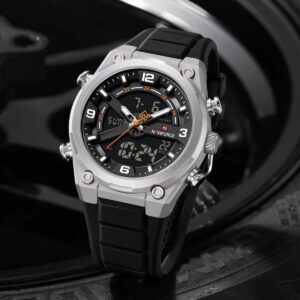 Naviforce 9265T - Silver Black | Rovelle