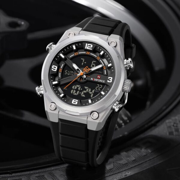 Naviforce 9265T - Silver Black Naviforce 9265T - Silver Black | Rovelle