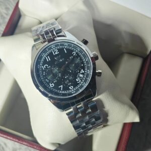Olevs 2981 CH For Men - Silver Black | Rovelle