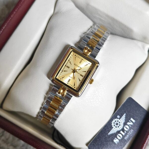 Soloni 1027 For Women -Silver Gold With Premium Box | Rovelle