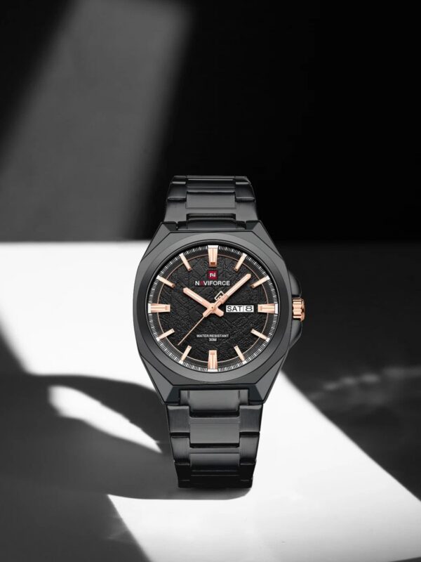 Naviforce 9273 Men's Watch - Black Rose | Rovelle