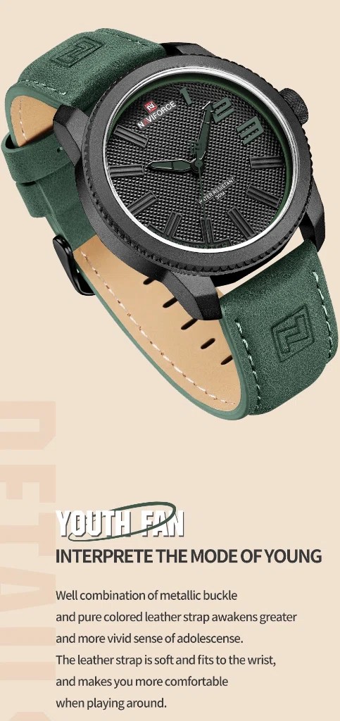 Naviforce 9202 L - Green | Rovelle