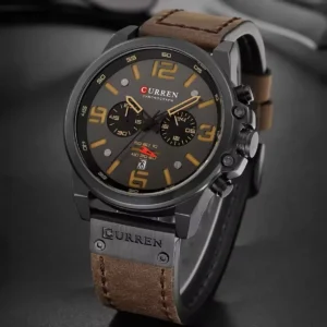 Curren 8314 - Black-Brown | Rovelle