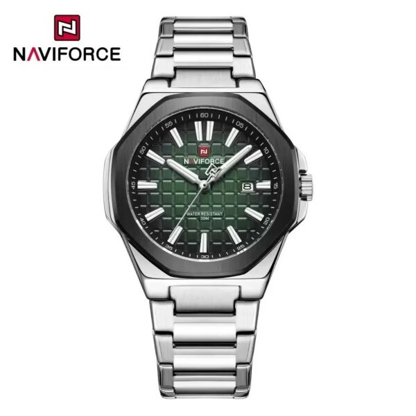 Naviforce 9258 CH For Men - Silver Green Naviforce 9258 CH For Men - Silver Green | Rovelle