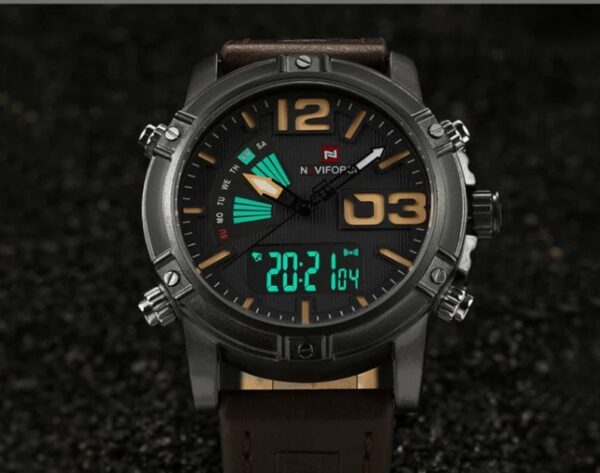 Naviforce 9095 L - Coffee | Rovelle