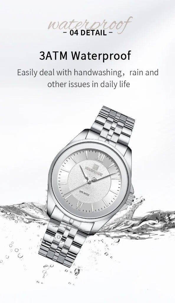 Naviforce 5067 For Women - Silver | Rovelle
