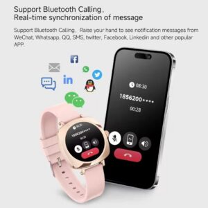Valdus VL40 Pro AMOLED Calling Ladies Smart Watch - Pink | Rovelle