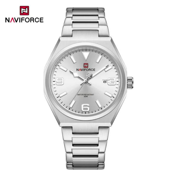 NAVIFORCE 9288 Men Watch - Silver White | Rovelle