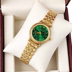Oliya 2055 Ladies Watch -Gold Green | Rovelle