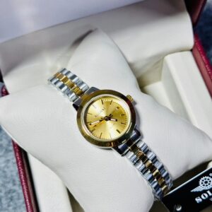 Soloni 1040 For Women -Silver Gold With Premium Box | Rovelle