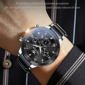 Olevs 7004 CH For Man - Gold Black | Rovelle