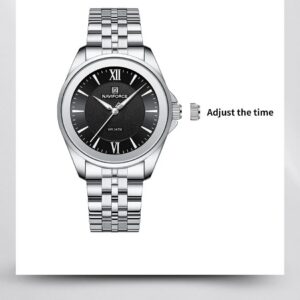 Naviforce 5067 For Women - Silver Black | Rovelle