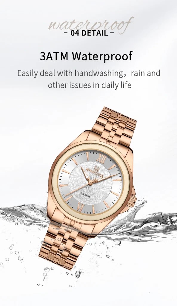 Naviforce 5067 For Women - Rose White | Rovelle