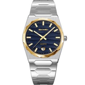 Skmei 9382 CH For Men - Silver Gold Blue | Rovelle