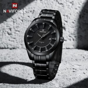Naviforce 8032 CH - Black Gray For Men | Rovelle