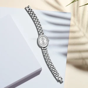 NAVIFORCE 5081 Ch Women Watch - Silver White | Rovelle
