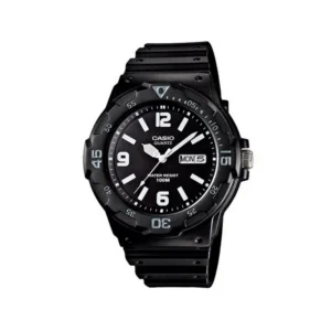 Casio Youth Day Date Red Resin Belt Watch MRW-200H-1B2VDF | Rovelle