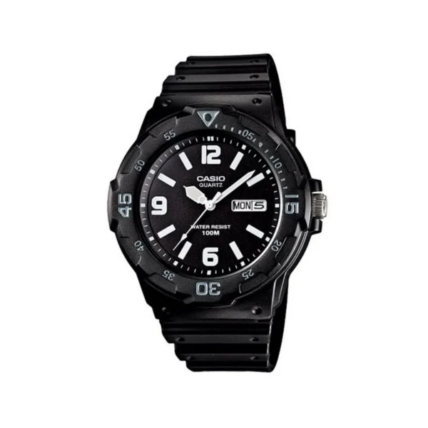 Casio Youth Day Date Red Resin Belt Watch MRW-200H-1B2VDF | Rovelle