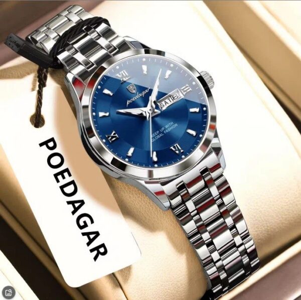 Poedagar 503 For Women - Silver Blue | Rovelle