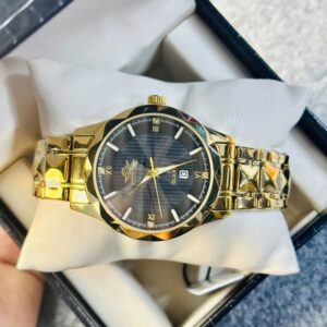 Soloni 1016 M For Men - Gold Black with Premium Box | Rovelle