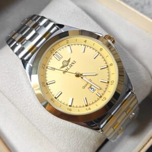 Soloni 1011M For Men - Silver Gold With Premium Box | Rovelle