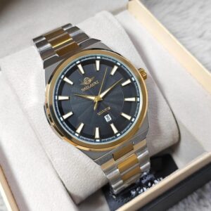 Soloni 1005M For Men - Silver Gold Black With Premium Box | Rovelle