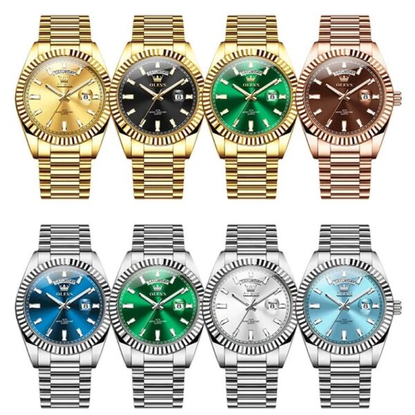 Olevs 5650 CH For Men -Gold | Rovelle