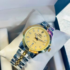 Soloni 1007 For Men - Silver Gold With Premium Box | Rovelle