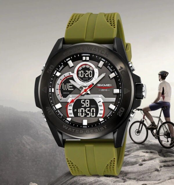 Skmei 2486 Men's Sport Watch - Black Green Skmei 2486 Men's Sport Watch - Black Green | Rovelle