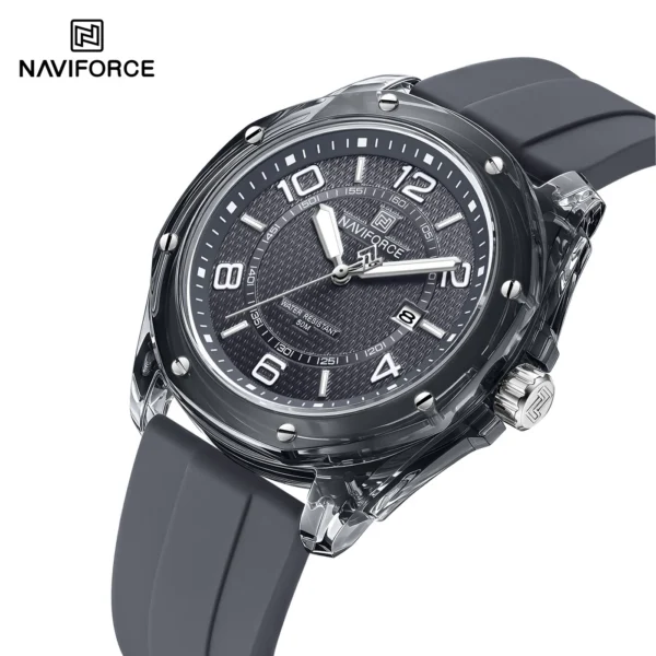 NAVIFORCE 6119 T For Men - Gray | Rovelle