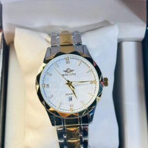 Soloni 1016 M For Men - Silver Gold White with Premium Box | Rovelle