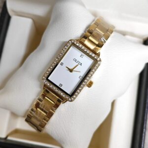 Oliya 609 Ladies Watch - Gold White | Rovelle