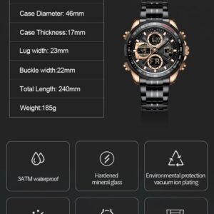 Naviforce 9197 CH - Black | Rovelle