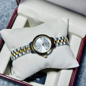 Soloni 1040 For Women -Silver Gold White With Premium Box | Rovelle