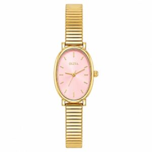 Oliya 2015 Ladies Watch - Gold Pink | Rovelle
