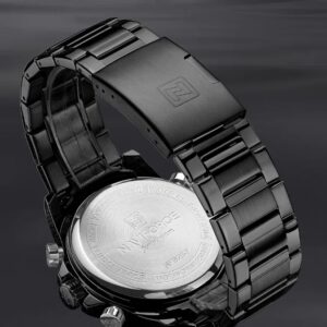 Naviforce 9257 For Men - Black | Rovelle