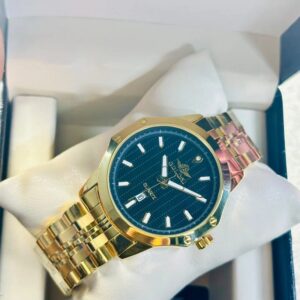 Soloni 1007 For Men - Gold Black With Premium Box | Rovelle