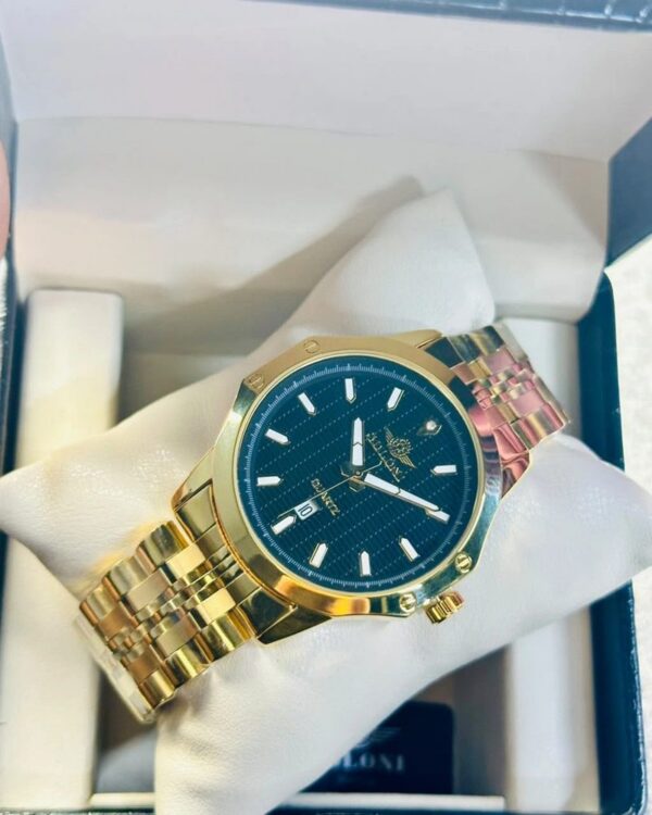 Soloni 1007 For Men - Gold Black With Premium Box | Rovelle
