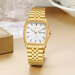 Skmei 2628 CH For Men - Gold White | Rovelle