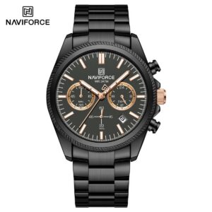 Naviforce 8082 CH For Men - Black Rose | Rovelle