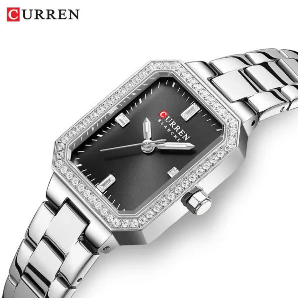 Curren 9102 CH For Women - Silver Black Curren 9102 CH For Women - Silver Black | Rovelle