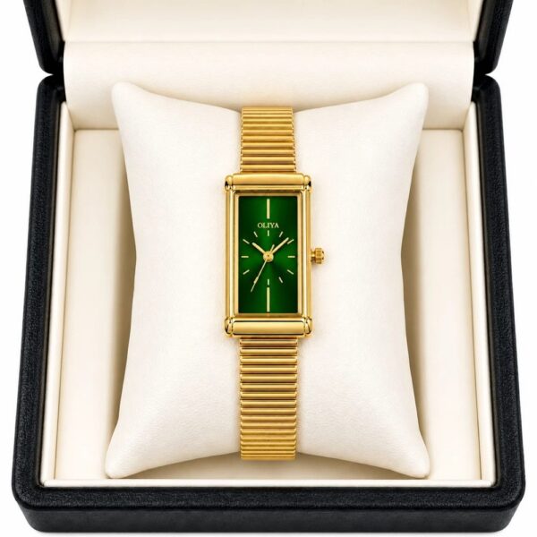 Oliya 55182 Ladies Watch - Gold Green Oliya 55182 Ladies Watch - Gold Green | Rovelle