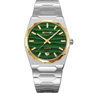 Skmei 9382 CH For Men - Silver Gold Green | Rovelle