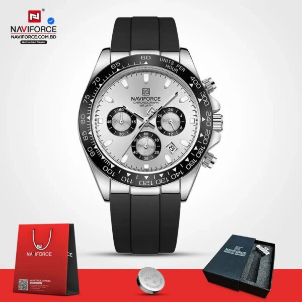 Naviforce 8054 - Black White | Rovelle