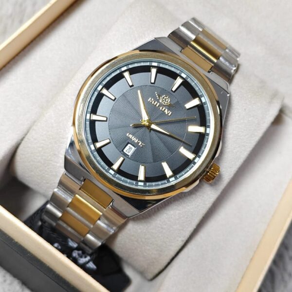 Soloni 1005M For Men - Silver Gold Black With Premium Box | Rovelle