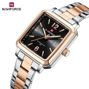 Naviforce 9252 - Silver Rose Black For Men | Rovelle